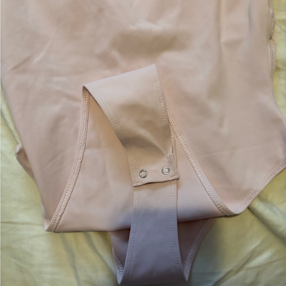 Garage Light Pink Scoop One-Piece Bodysuit - Picture 2 of 4
